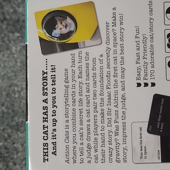 NWOT ACTION CATS PARTY GAME FOR HUMANS - Picture 2 of 5